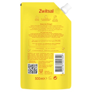 Zwitsal | Wasgel | Zeepvrij | Navulverpakking 