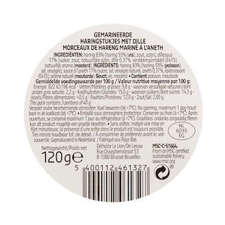 Delhaize | Hareng à l'aneth 