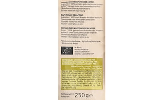 Delhaize | Bio | Café | Décaféiné | Moulu | Bio 250 gr