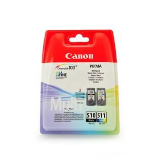 Canon | Cartouches d'encre | PG510+511 | noir + cou 