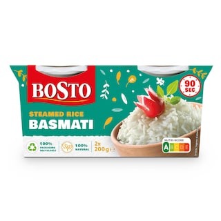 Bosto | Rijst | Basmati | 1,5min 2 x 200 gr