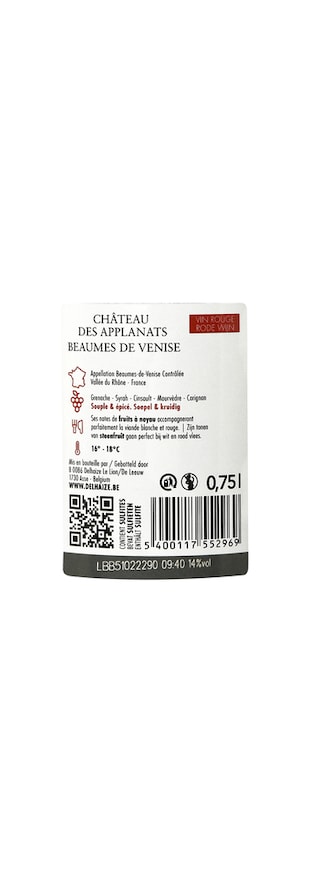 Chateau Des Applanats | Beaumes de Venise 
