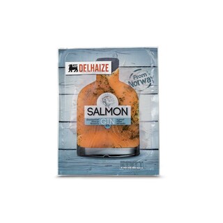 Delhaize | Gerookte zalm met gin 