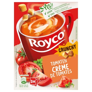 Royco | Soupe | Crème de tomates | Crunchy 
