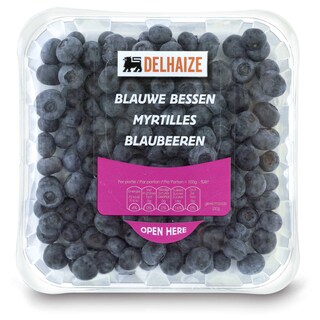 Delhaize | Blauwe bessen | Schaal 