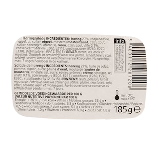 Delhaize | Salade de hareng à l'aneth | MSC 