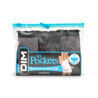 Dim | Boxers Pocket Coton | tache | 44/46 