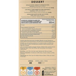 Delhaize | Koffie | Dessert | Filters 