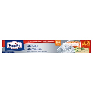 Toppits | Foil Aluminium | Easy Cut System | 10+2m 