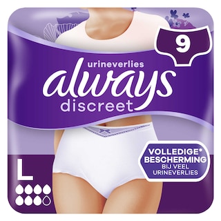 Always | Discreet | Broekjes | Urineverlies | Large 