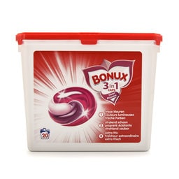 Bonux | Wasmiddel | Kleur | 20dosages | Pods | Violet 