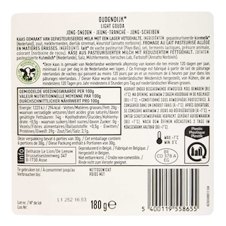 Delhaize | Fromage | Oudendijk | Light | Jeune | Fine tranches 