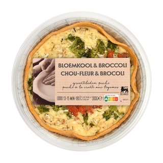 Delhaize | Quiche | Choufleur | Broccoli 