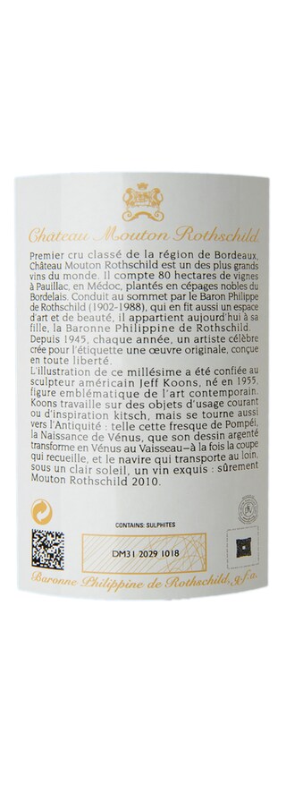 France - Frankrijk | Bordeaux - Pauillac | Château Mouton Rothschild 2010 