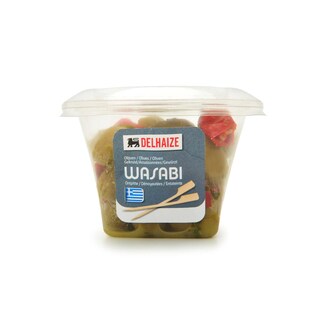 Delhaize | Olijven Wasabi 