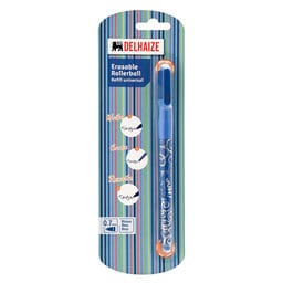 Friction gel pen blauw met dop | 0,7 mm