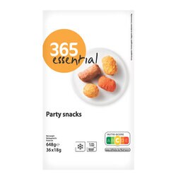 36 party snacks