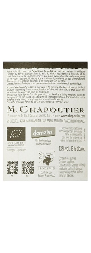 France - Frankrijk | Rhône - Crozes Hermitage | Les Varonniers 14 Rouge | Bio 