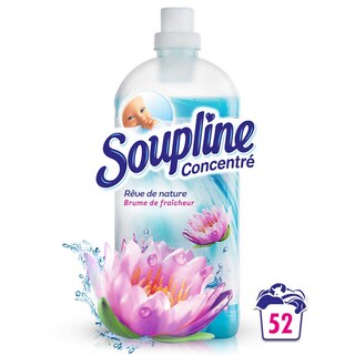 Soupline | Adoucissant | Concentré | Rêve de Nature | Brume de Fraîcheur | 1,3L | 52DS 