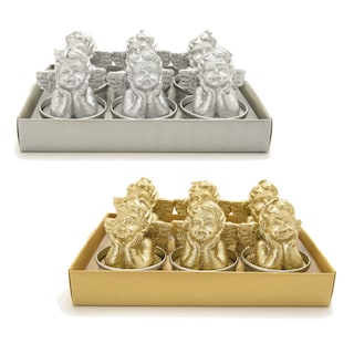 Delhaize | Chauffe-plats | ange | or/argent 