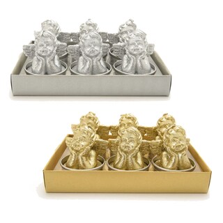 Delhaize | Chauffe-plats | ange | or/argent 