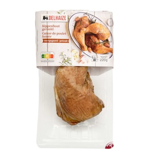 Delhaize | Gekookte en gerookte kippenbout 