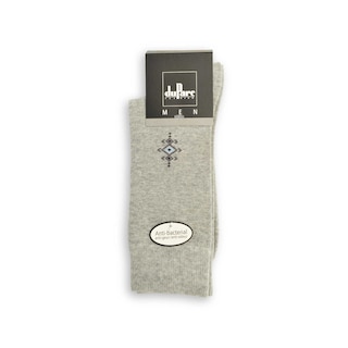 duParc | Chauss homme | anti bact | gris motif | 43/46 
