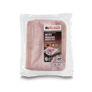 Delhaize | Jambon | Dégraissé | Cuit | Tranches 