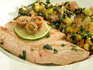 Tonijnfilet met Venetiaanse groenten