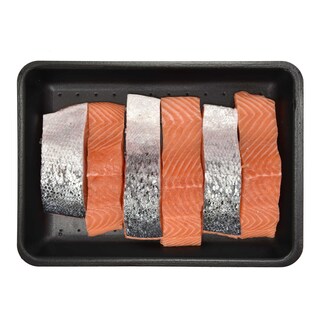 Delhaize | ATL. zalmfilet met vel | Maxi Pack 