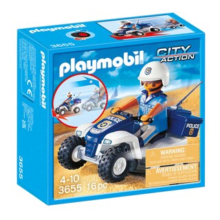 Playmobil | Policier avec quad 