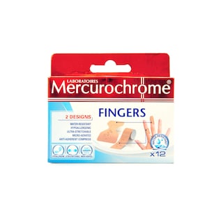Mercurochrome | Sparadraps pour doigts | Anti-adherent 