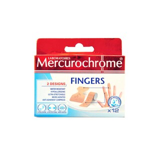 Mercurochrome | Sparadraps pour doigts | Anti-adherent 