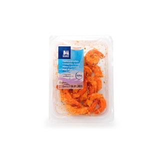 Delhaize | Crevettes | Rose | Piri piri|Cuites-Décortiq. 