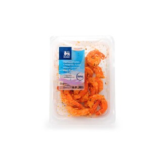 Delhaize | Crevettes | Rose | Piri piri|Cuites-Décortiq. 