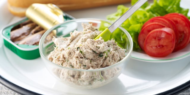 Sandwichs aux rillettes de sardines