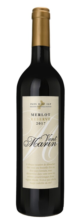 France - Frankrijk | Midi de la France - Oc IGP | Vent Marin Merlot Reserve Rood 