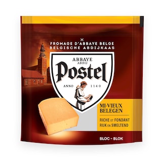 POSTEL | Fromage d'Abbaye en bloc| Mi-vieux 