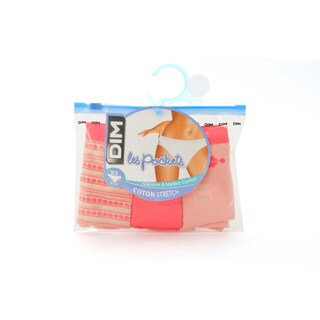 Dim | Paris | Slips pocket coton | rose | 36/38 