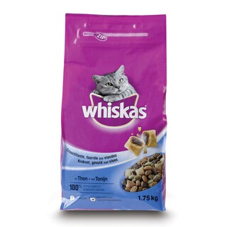 WHISKAS | Kattenvoeding | Tonijn | + 250 g gratis 