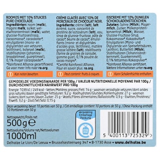 Delhaize | Crème glacée | Straciatella 