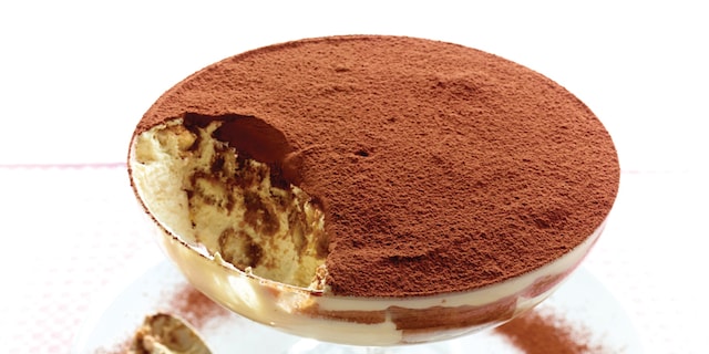 Tiramisu met ahornsiroop