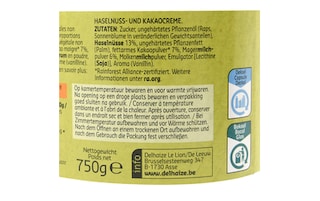 Delhaize | Smeerpasta | Hazelnoot 750 gr