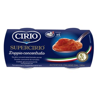 Cirio | Purée de tomates | Double concentré 4 x 70 gr