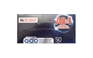 Delhaize | Tablettes Lave-Vaisselle | All-in-One | 50st 50 pc