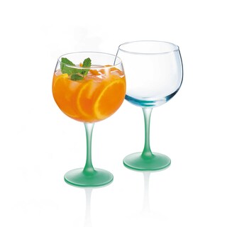 Luminarc | 6 Techno Summer glazen | groen | 70cl 