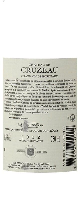 FR BORDEAUX PESSAC-LEOGNAN | Château de Cruzeau 12 Rood 