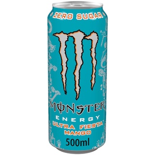 Monster | Energy drink | Ultra fiësta | Mango | Canette 