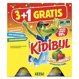 Kidibul | Pomme | Fraise | 3+1gr 