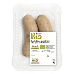Delhaize | Bio | Boudin blanc | Abricots | Bio 